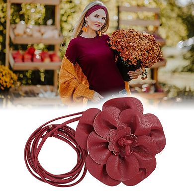 Flower Adjustable Waist Belt 1 Pc