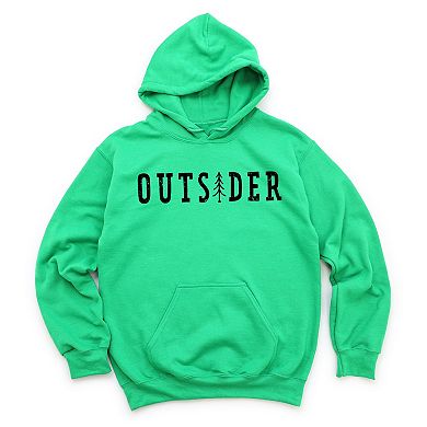 Outsider Pine Tree - Women's Graphic Hoodie