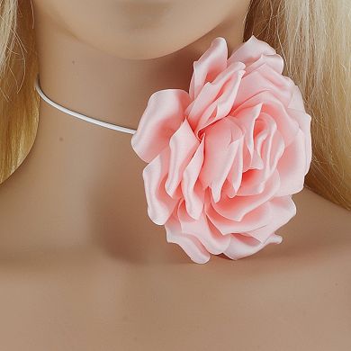 Flower Adjustable Choker Necklace for Women 1 Pc