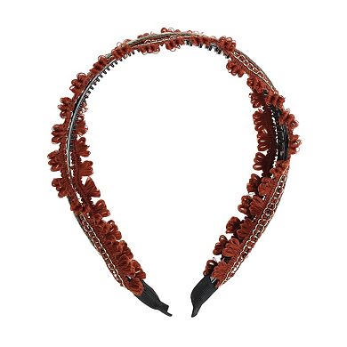 Embroidery Flower Headband for Women 1 Pc