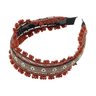Embroidery Flower Headband for Women 1 Pc