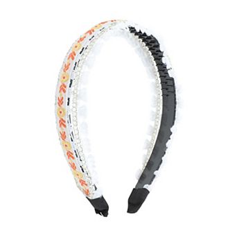 Embroidery Flower Headband for Women 1 pc