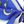 Blue White Black