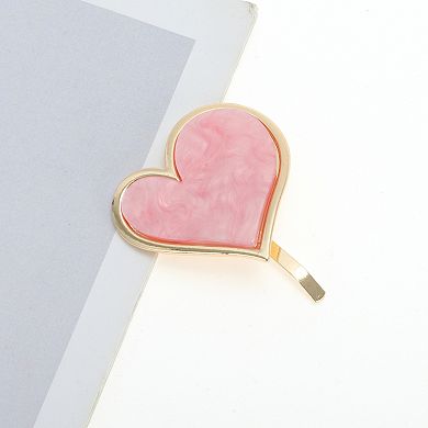 Heart Design Ponytail Buckle Hair Clip for Women 1 Pc