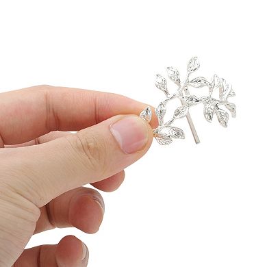 Stylish Leaf Ponytail Buckle Hair Clip for Women
