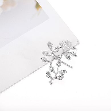 Stylish Leaf Ponytail Buckle Hair Clip for Women