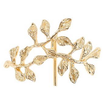 Stylish Leaf Ponytail Buckle Hair Clip for Women