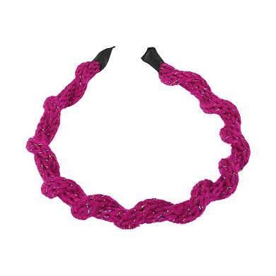 Colorful Cable Knit Headband for Women 1 Pc