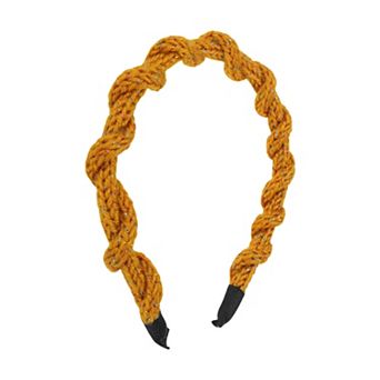 Colorful Cable Knit Headband for Women 1 pc