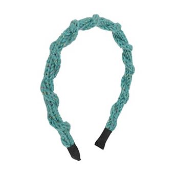 Colorful Cable Knit Headband for Women 1 pc