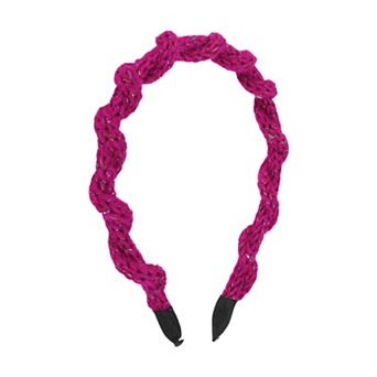 Colorful Cable Knit Headband for Women 1 pc