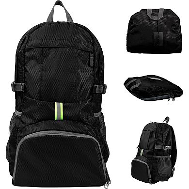 AKSZRI 35L Foldable Backpack - Lightweight, Water-Resistant Packable for Hiking & Daily Use