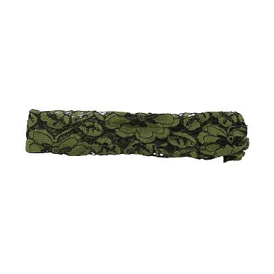 Lotus Wide Lace Headband for Women 1 Pc
