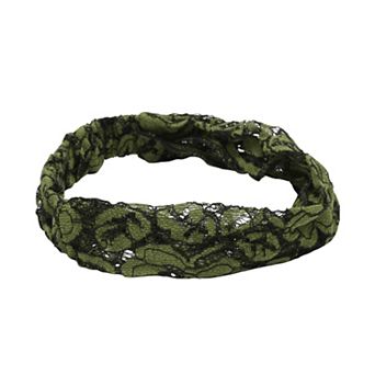 Lotus Wide Lace Headband for Women 1 pc
