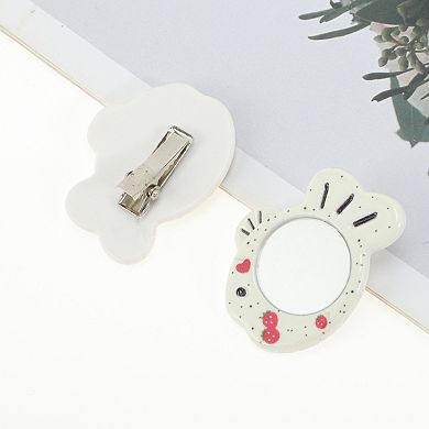 Fish Mirror Hair Clip 2 Pcs