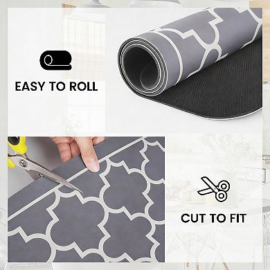 Super Absorbent Dish Drying Mat, 15"x18", Easy Clean, Grey