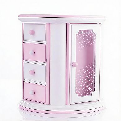 Music Jewelry Box: 1 Compartment, 6 Hooks, Perfect Gift