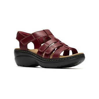 Clarks® Merliah2 Ruby Women's Wedge Leather Sandals