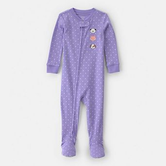Baby & Toddler Girl Carter's Thermal Snug Fit Footed Pajama