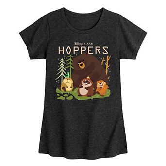 Girls 7-16 Disney / Pixar's Hoppers Group Logo Graphic Tee