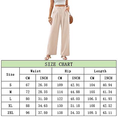 Women's Business Temperament Loose Casual Formal Straight Leg Suit Pants