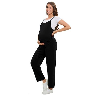 Pregnant Women's Overalls with Pockets