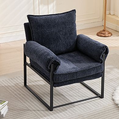 Adjustable Recliner Chair, 6-Position Angle (90° to 180°) Lounger