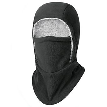 Winter Neck Warmer Gaiter Fleece Balaclava Hooded Windproof Ski Face Mask Head Cover Outdoor Unisex