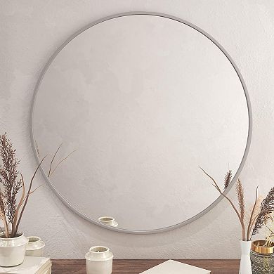 ELEMENT ACE 36-Inch Round Wall Mirror with Metal Frame