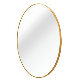 ELEMENT ACE 36-Inch Round Wall Mirror with Metal Frame