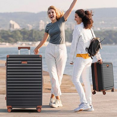 ELEMENT ACE 5-Piece Expandable Hardside Luggage Set with Spinner Wheels & Organizers