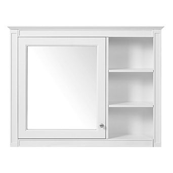 ELEMENT ACE Wall Mounted Bathroom Mirror Cabinet with Adjustable Shelf for Organized Storage