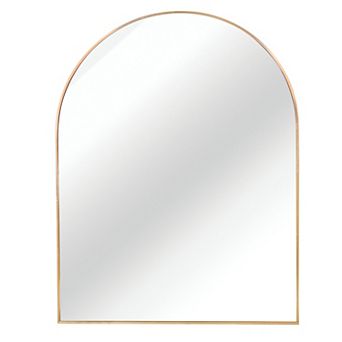 ELEMENT ACE Arched Wall Mirror with Metal Frame for Modern Bathroom Decor