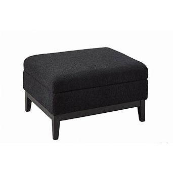 GOODSILO Upholstered Square Storage Ottoman Footrest Coffee Table