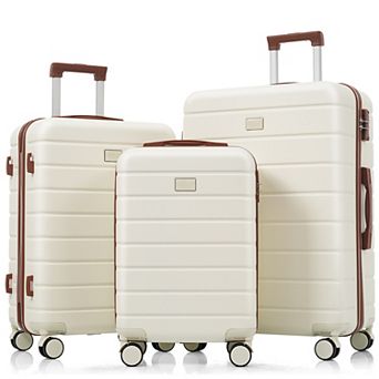 ELEMENT ACE Premium ABS Three-Piece Luggage Set with TSA Locks and Spinner Wheels