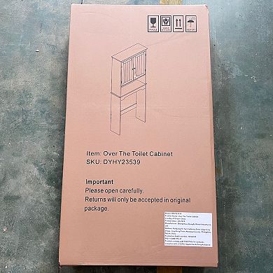 ELEMENT ACE Over the Toilet Storage Cabinet with Adjustable Shelves for Bathroom Organization