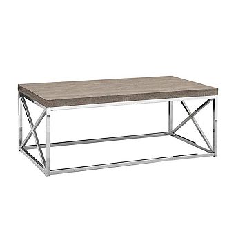 CENTER TABLE WITH METAL FRAME
