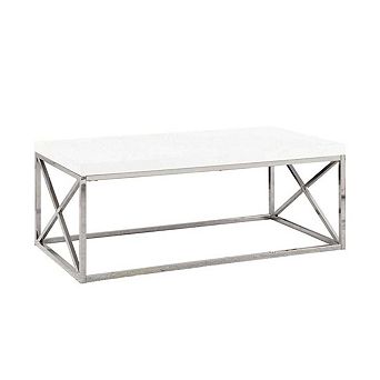 CENTER TABLE WITH METAL FRAME