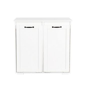 ELEMENT ACE Double Section Laundry Sorting Cabinet with Removable Hamper Bags