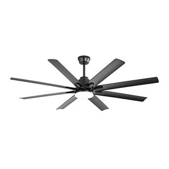 ELEMENT ACE 66-Inch Ceiling Fan with Dimmable LED Light, Smart Remote, Reversible DC Motor