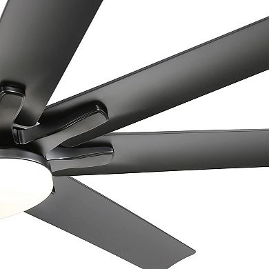 ELEMENT ACE 66-Inch Ceiling Fan with Dimmable LED Light, Smart Remote, Reversible DC Motor