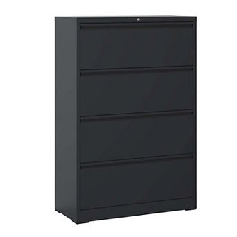 GOODSILO Tall Heavy-Duty Four Drawer Lateral File Cabinet with Locking Mechanism