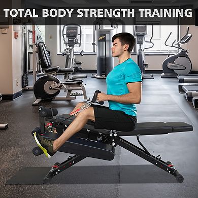 ELEMENT ACE Adjustable Multifunction Strength Training Bench for Full Body Home Workouts