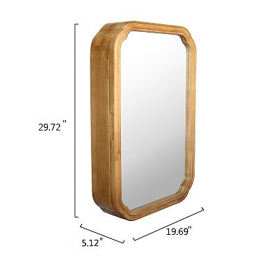 ELEMENT ACE Functional Wall-Mounted Mirror Cabinet with Adjustable Shelves for Bathroom Storage