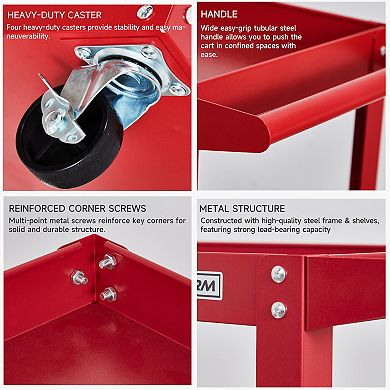 ELEMENT ACE Heavy-Duty Three-Tier Rolling Tool Storage