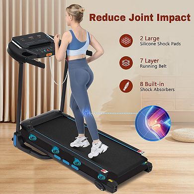 ELEMENT ACE Auto-Folding Treadmill with Incline & Bluetooth Speaker for Cardio Workouts