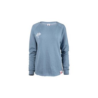 Love All Tennis Womens Courtney Lightweight Wash Sweatshirt