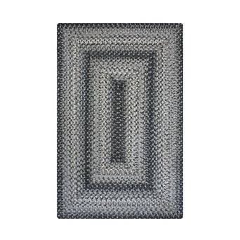 Homespice Flint Hill Jute Braided Rug Reversible Grey Rug