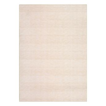Modern Solid Texture Washable Rug with Non-Slip Backing, Stain-Resistant Contemporary Accent Carpet