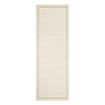 Modern Border Washable Rugs Low Pile Non Slip Soft Stain Resistant Foldable Floor Mats